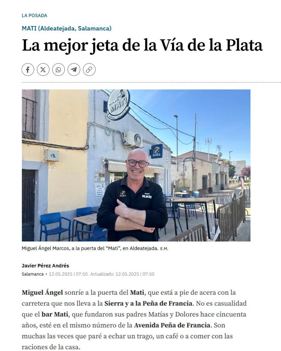 La mejor jeta de la Vía de la Plata